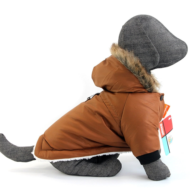 Winter Warm Waterproof Dog Coat for Small Breeds - French Bulldog, Chihuahua, Yorkies