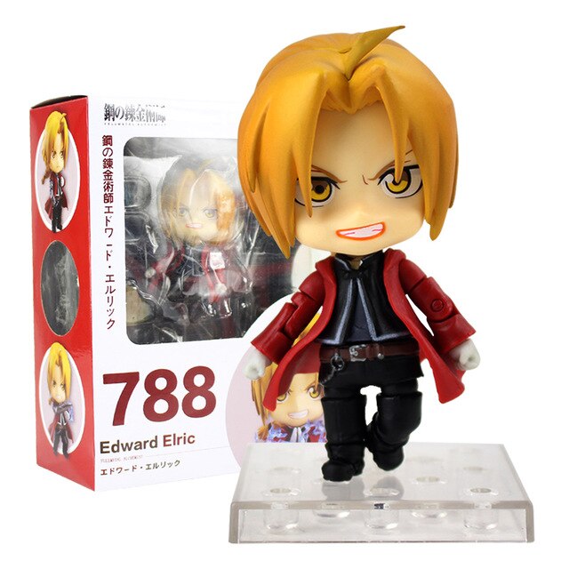 Japan Anime Nendoroid Fullmetal Alchemist Edward Elric 788 Alphonse Elric 796 Action Figure Collectible Doll