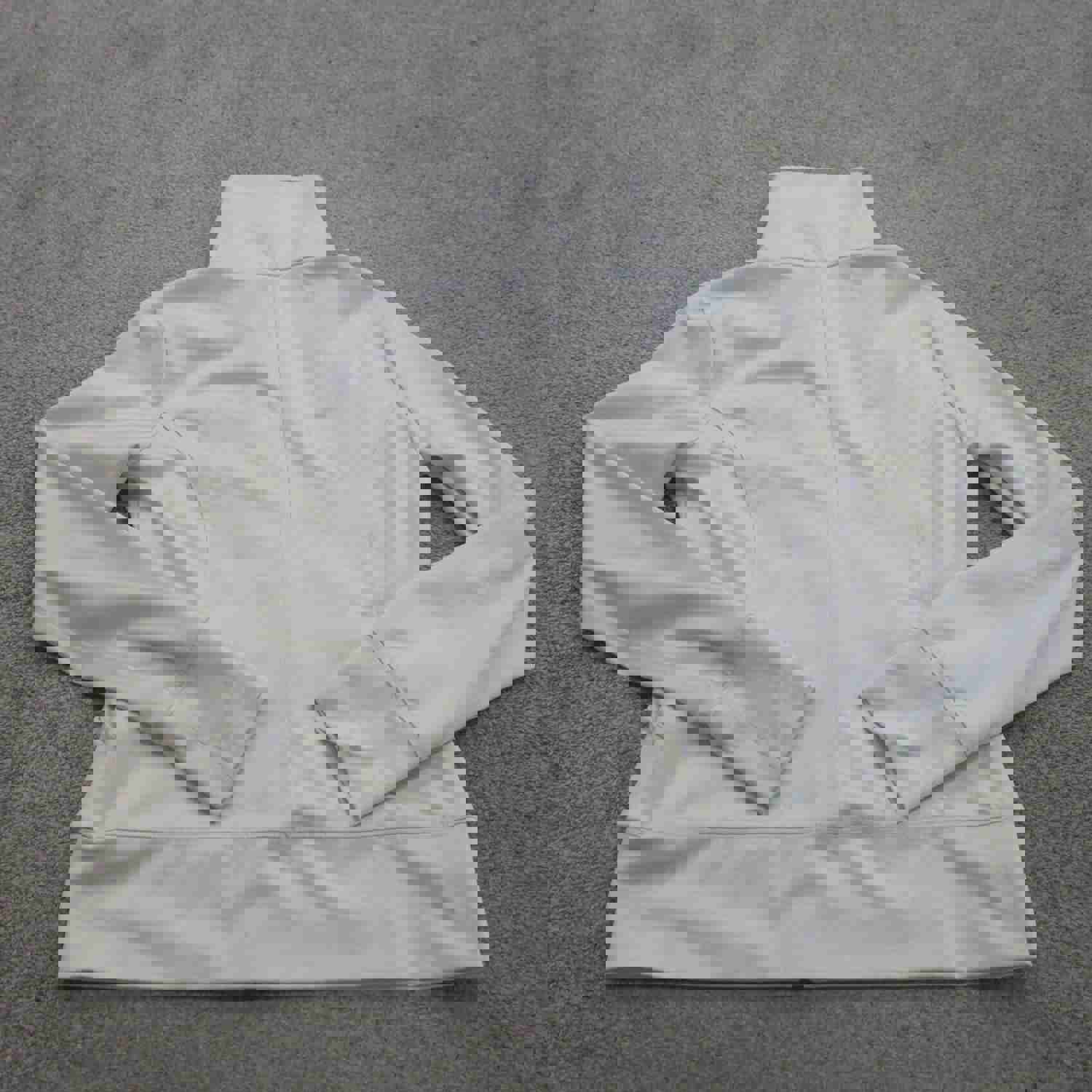 Champion Women's Lightweight White Full Zip Activewear Jacket - Small