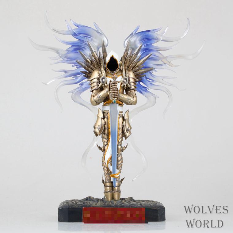 Dark Seraphim Tyrael Archangel 28cm PVC Action Figure Collectible Model
