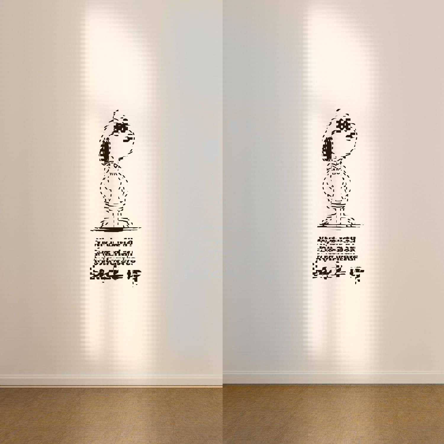 Snoopy Vinyl Wall Art Sticker Decal - So We Can Learn To Pick Ourselves Back Up