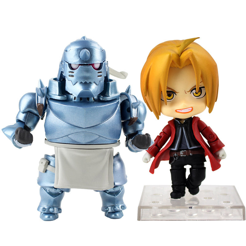 Japan Anime Nendoroid Fullmetal Alchemist Edward Elric 788 Alphonse Elric 796 Action Figure Collectible Doll
