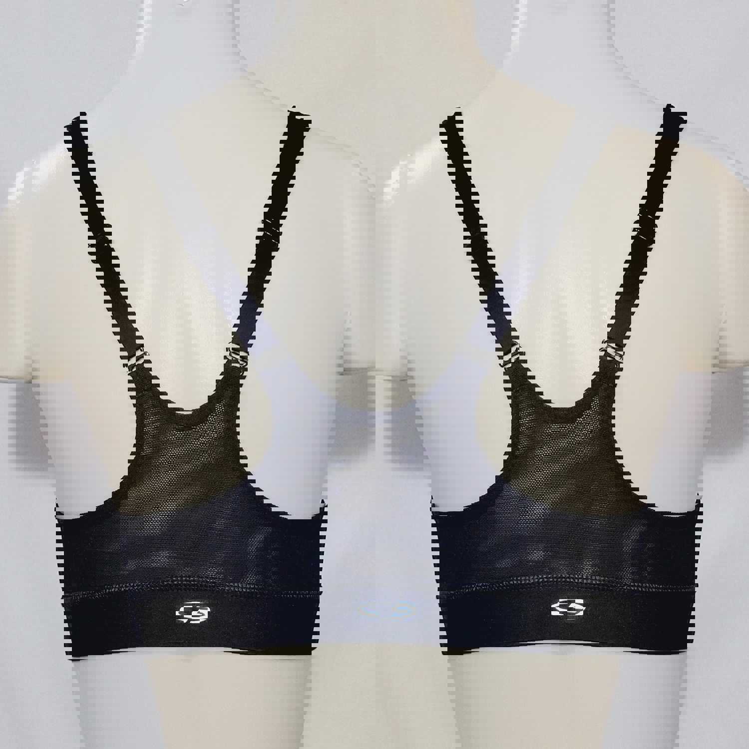 Champion N9643 Power Shape Max Zip Front Wire Free Sports Bra - High Support for Women