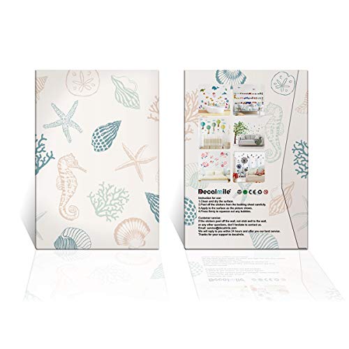 decalmile Pink Flower Wall Decals - Watercolor Blooming Peony Floral Stickers for Girls Bedroom and Wedding Party