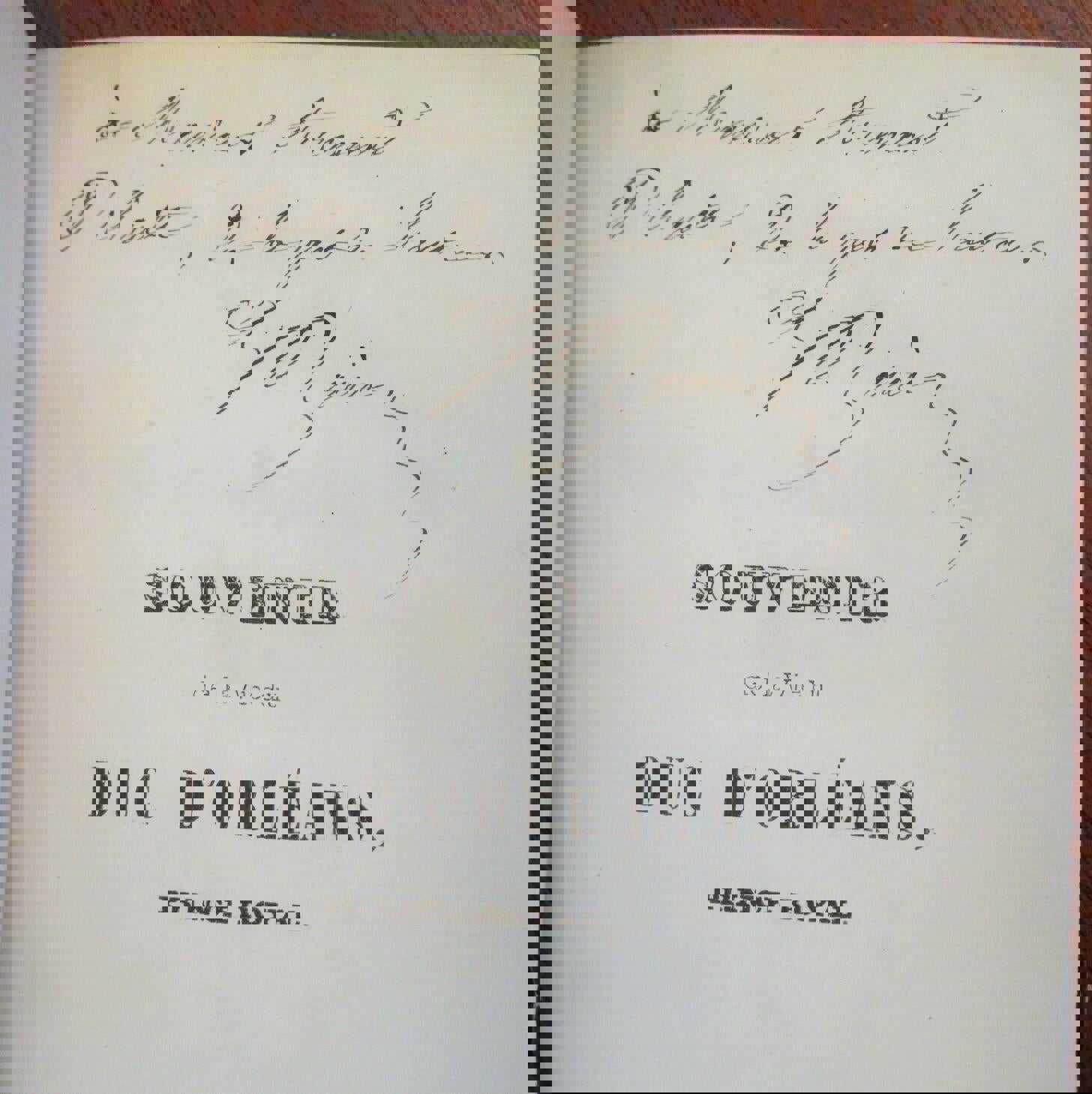 Ferdinand Philippe Duke of Orleans Biography - 1852 Signed Rare Book by Boivin