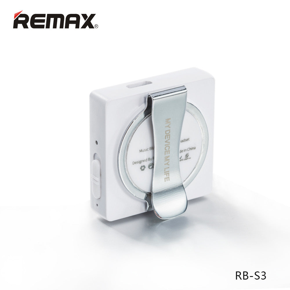 Remax RB-S3 Bluetooth Clip-on Headphones with HD-Voice & Noise Cancellation
