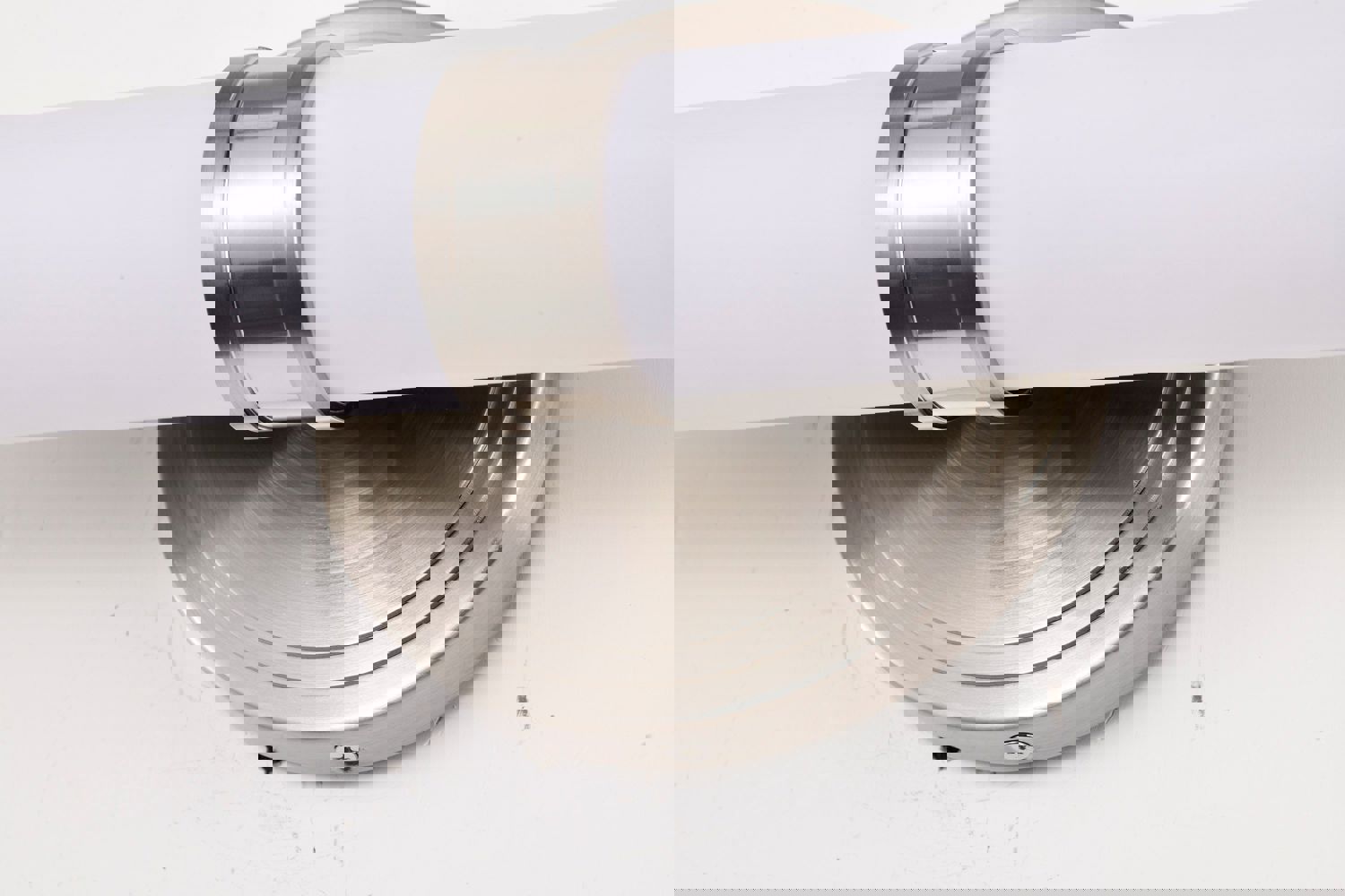 SATCO/NUVO Kagen Small Vanity LED Light with Brushed Nickel Finish and White Acrylic Lens