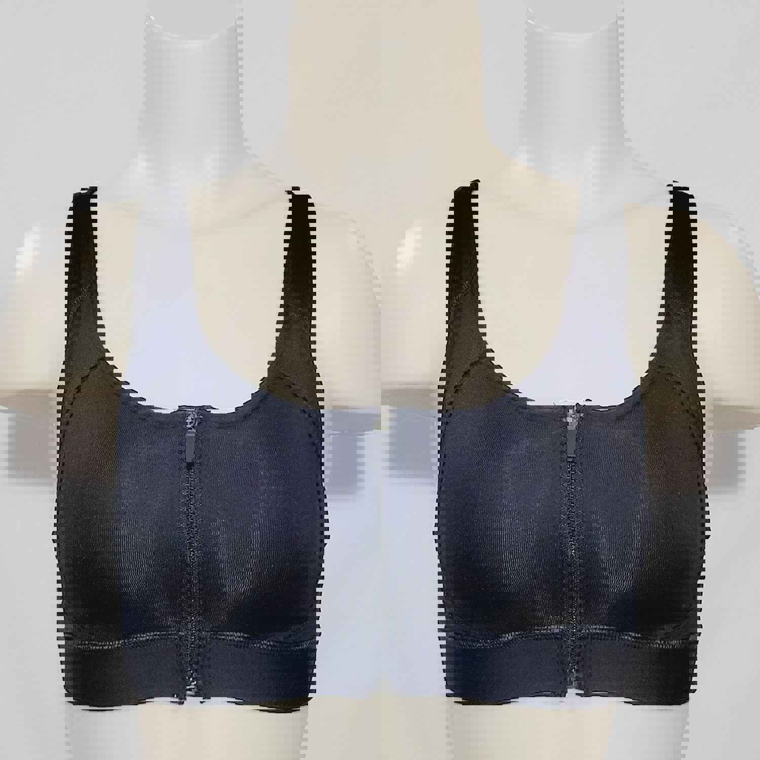 Champion N9643 Power Shape Max Zip Front Wire Free Sports Bra - High Support for Women