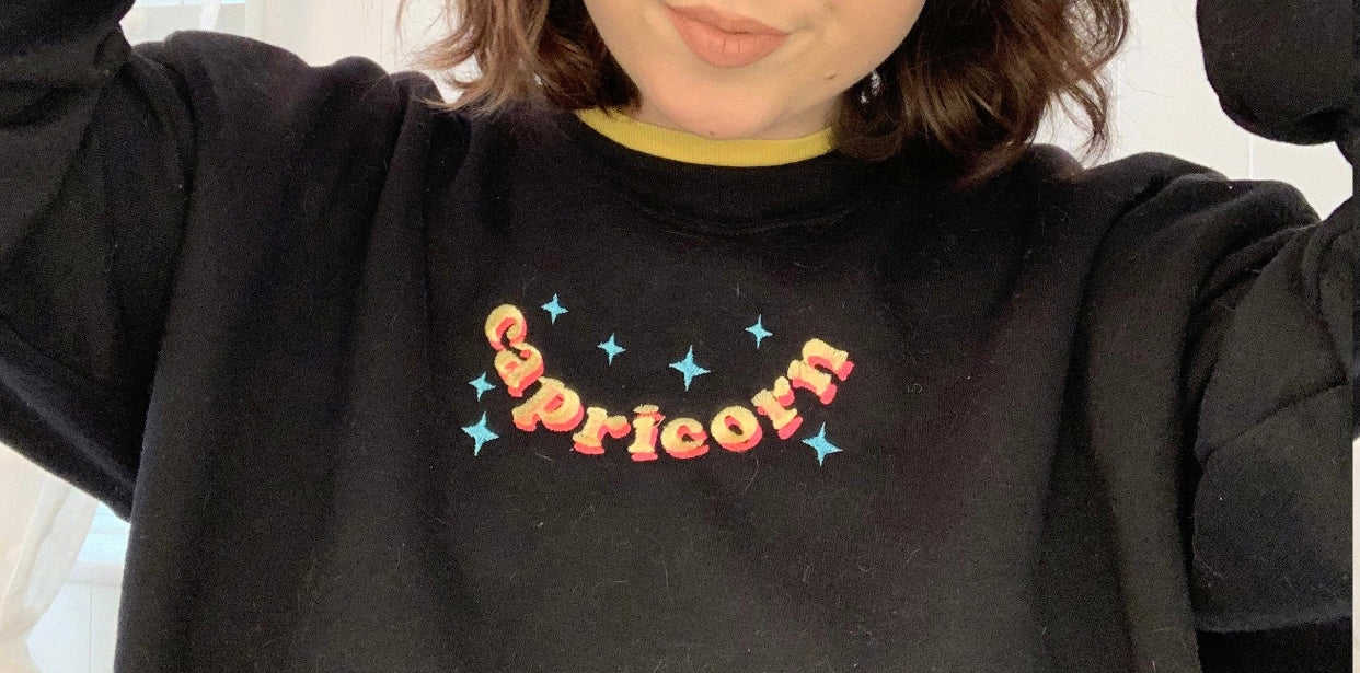 Zodiac Sign Embroidered Apparel