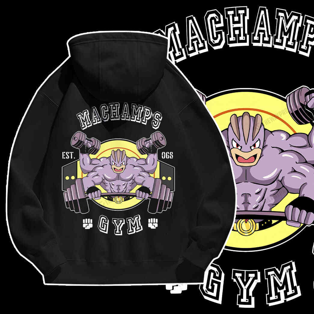 Machamp Purple 2 Gym New Custom Graphic Apparel