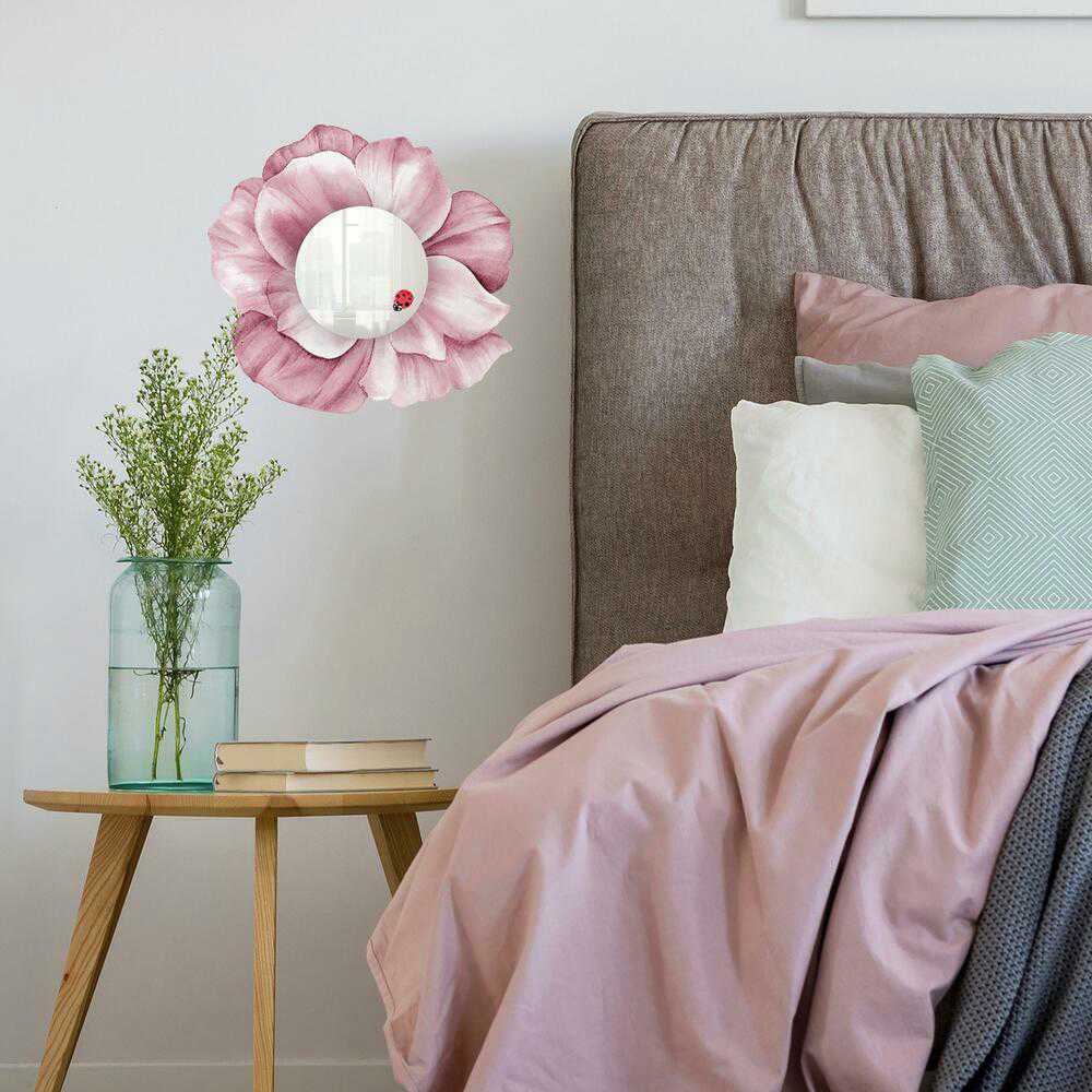 FLORAL MIRROR WALL DECALS