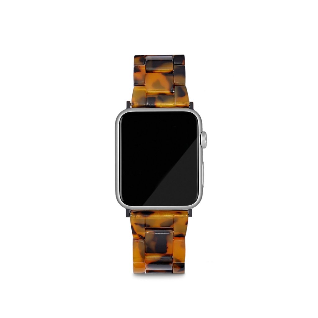 Apple Watch Band | Classic Tortoise & Black Hardware
