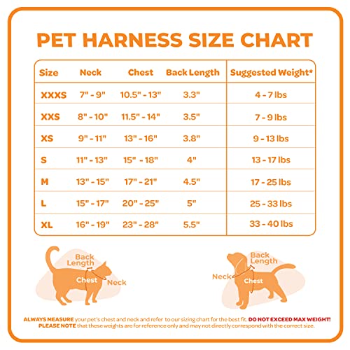 Voyager Step-in Lock Pet Harness - Adjustable All-Weather Mesh for Cats and Dogs