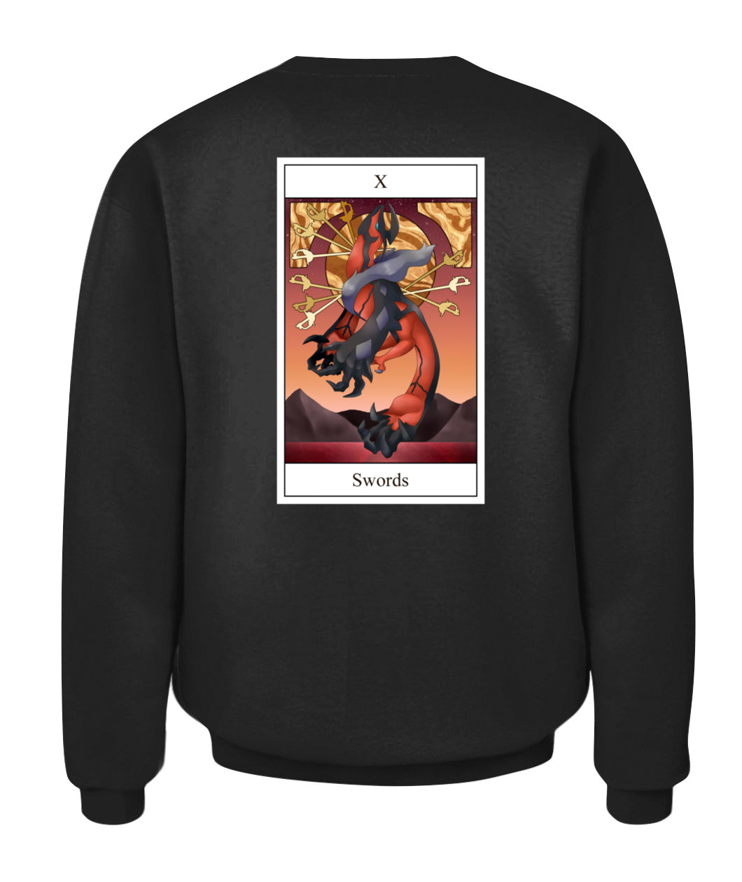 Tarot Swords Custom Graphic Apparel