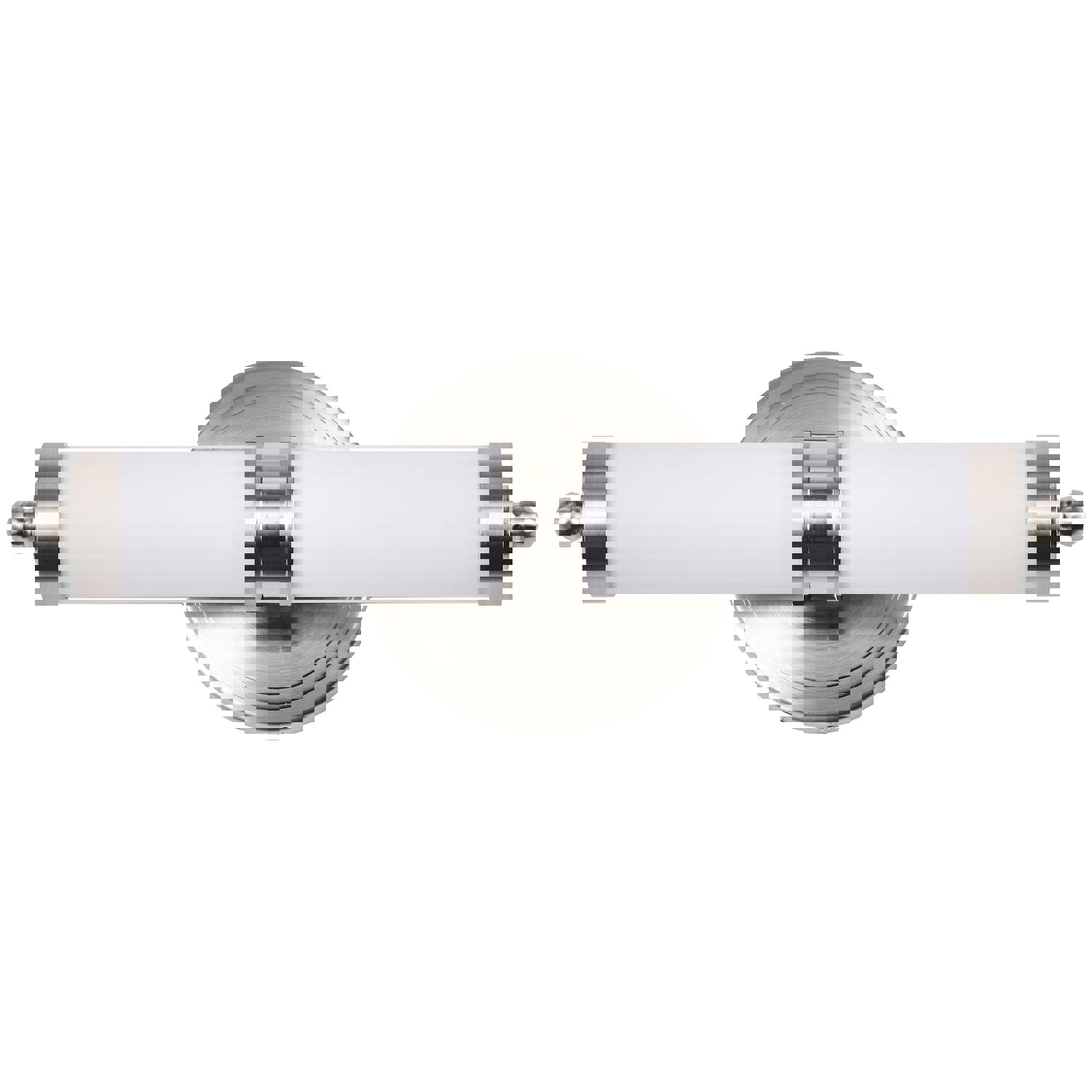 SATCO/NUVO Kagen Small Vanity LED Light with Brushed Nickel Finish and White Acrylic Lens
