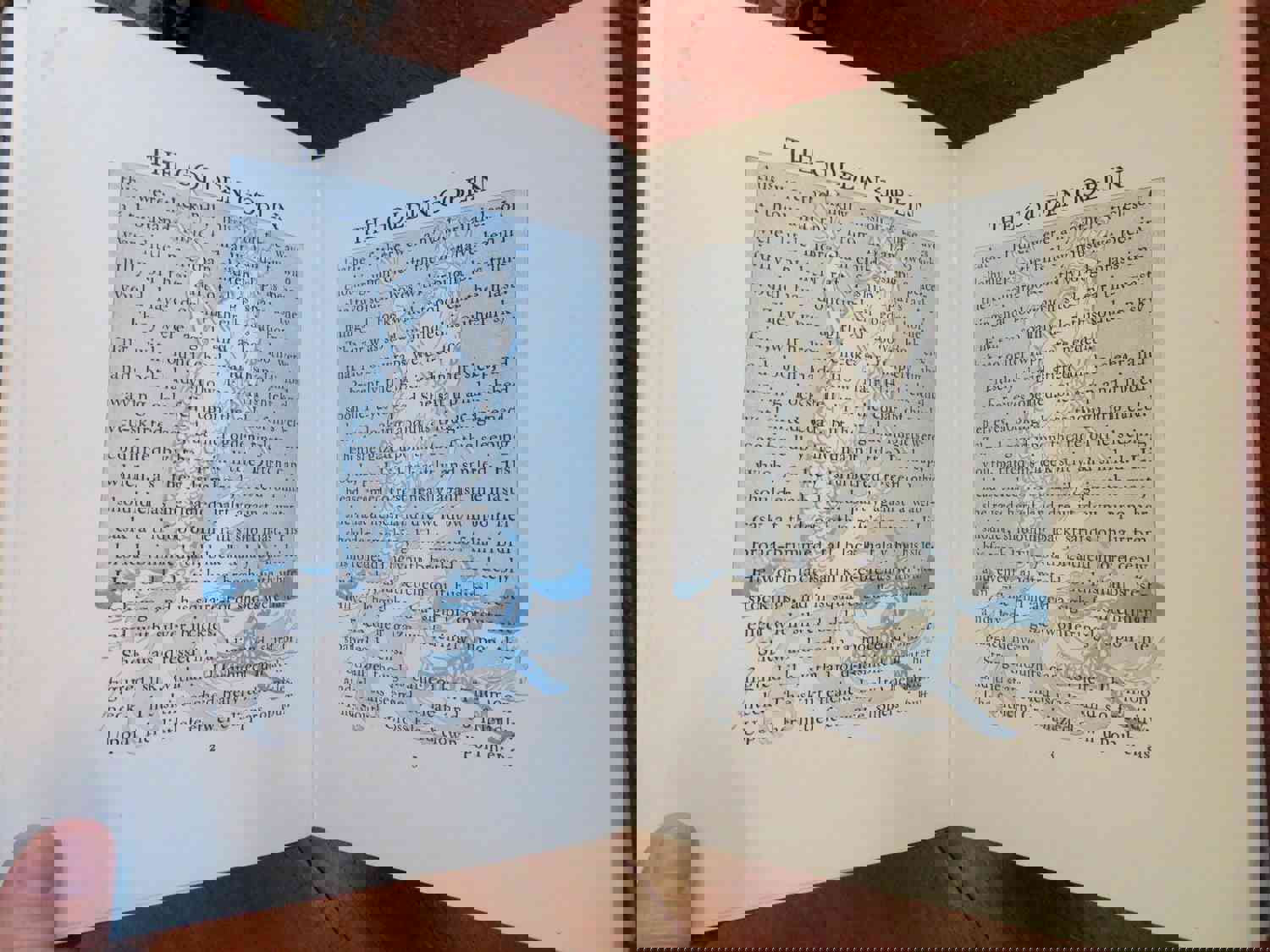 Golden Goblin Fantasy 1906 Dunham George Kerr Art Nouveau Illustrations Book