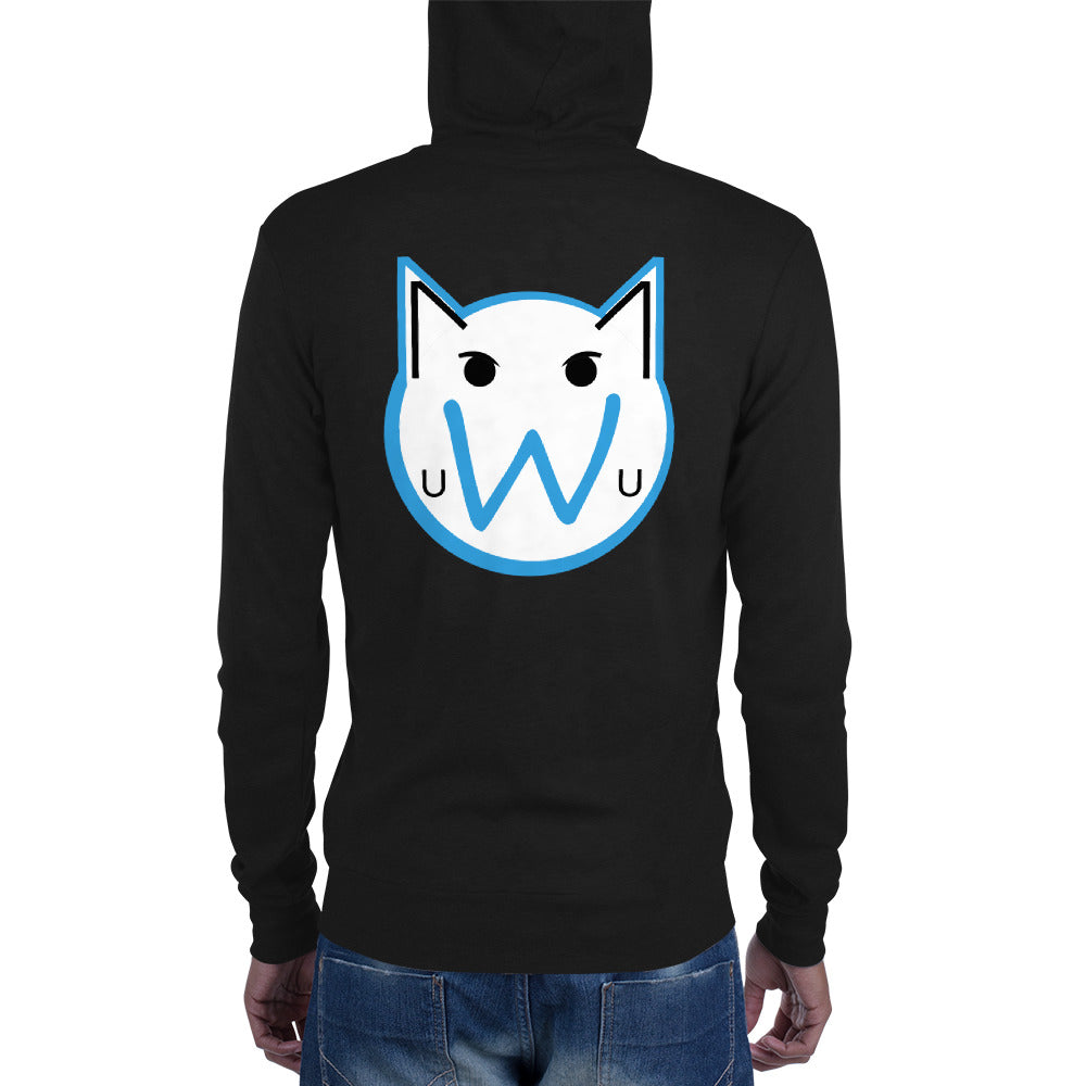 TWL uWu Kitty Zip Up Hoodie - Unisex Comfort with Stylish Design