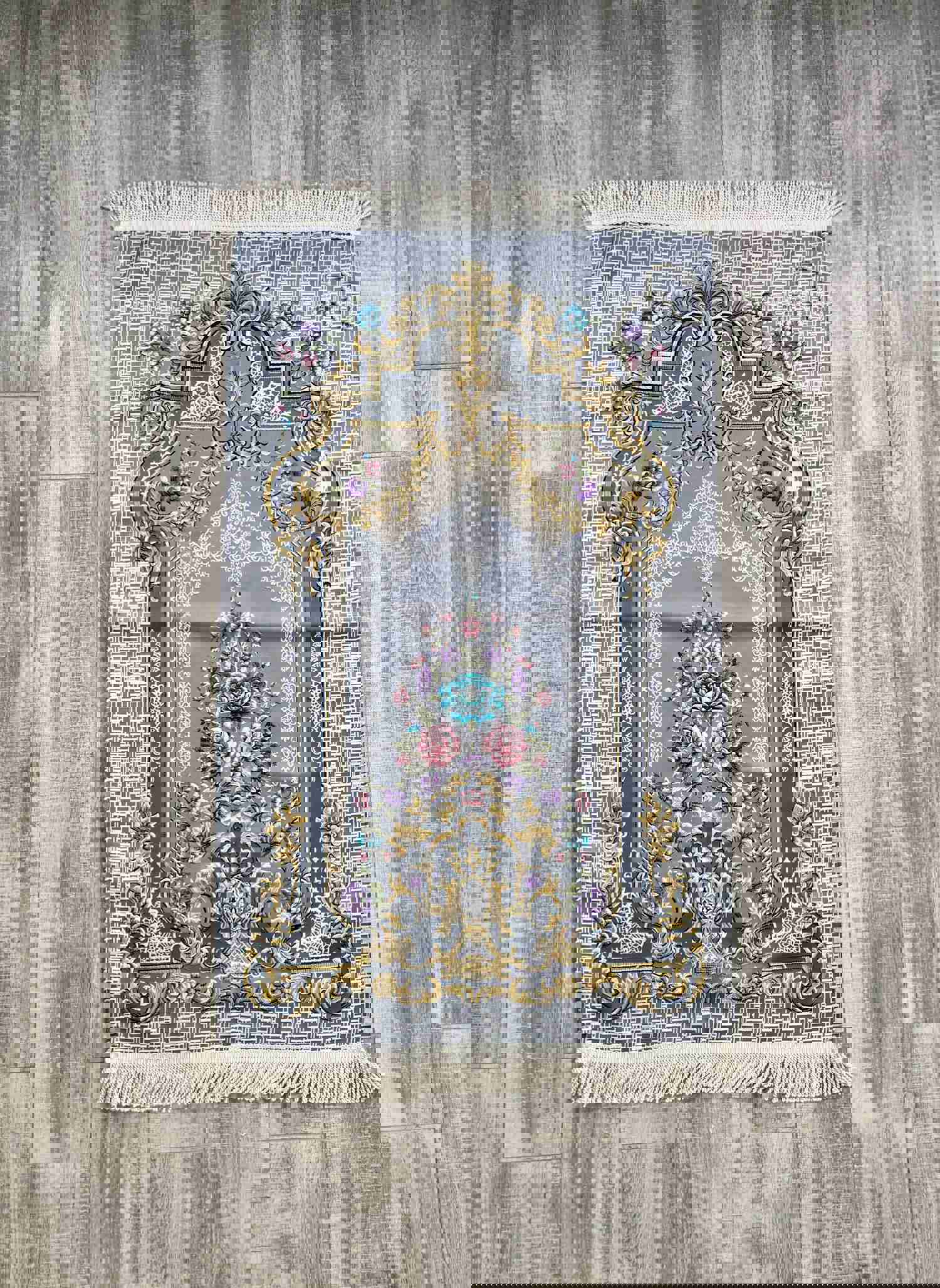 Door to Istanbul Prayer Mat - Premium Quality Islamic Prayer Rug with Tasbih, Ideal for Wedding Gifts and Special Occasions