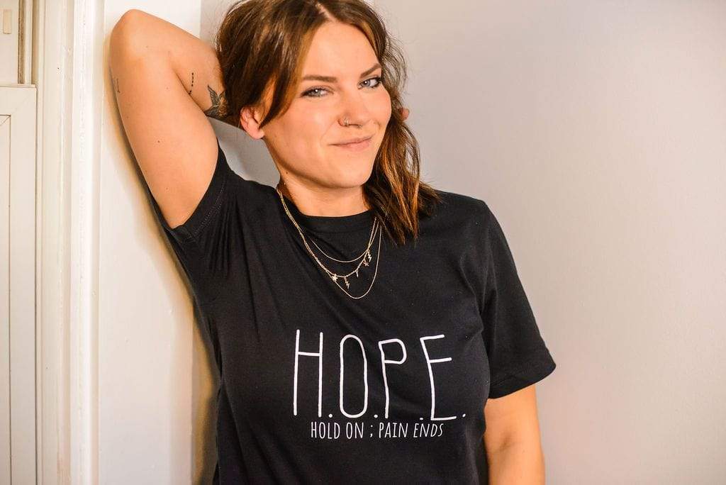 H.O.P.E. Hold On. Pain Ends. - Mental Health Awareness Shirt