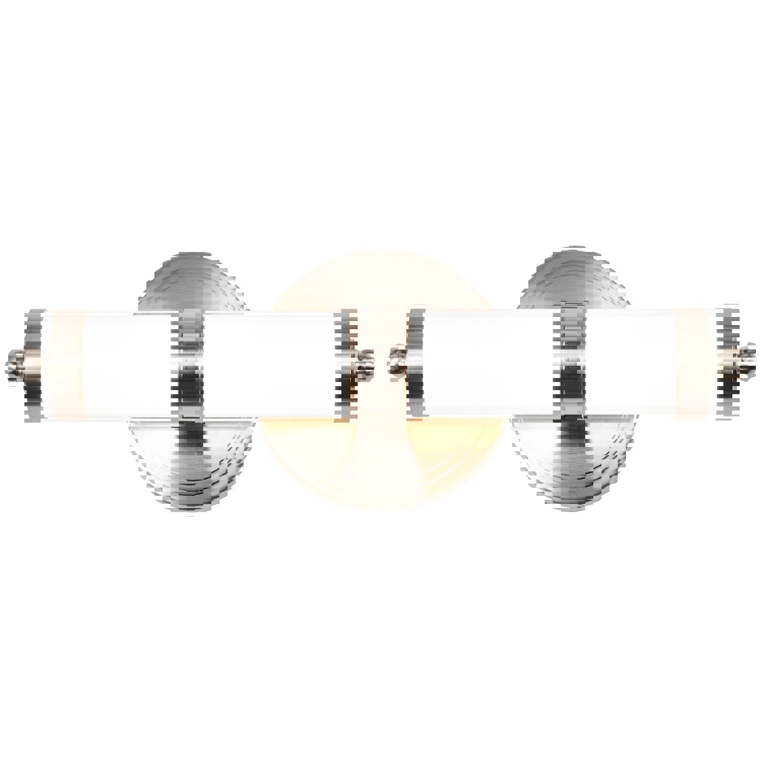 SATCO/NUVO Kagen Small Vanity LED Light with Brushed Nickel Finish and White Acrylic Lens