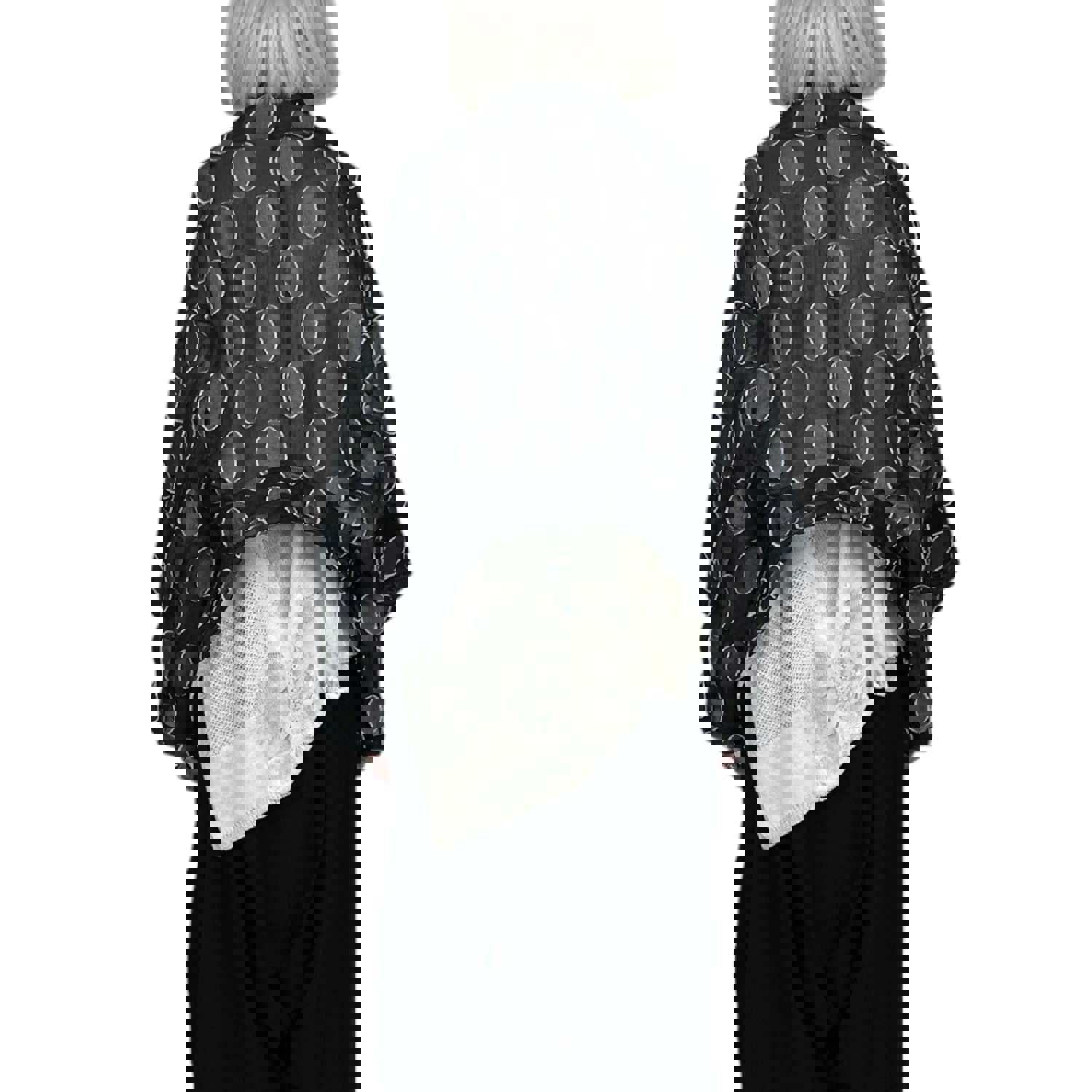 Textured Dot Sheer Jacket