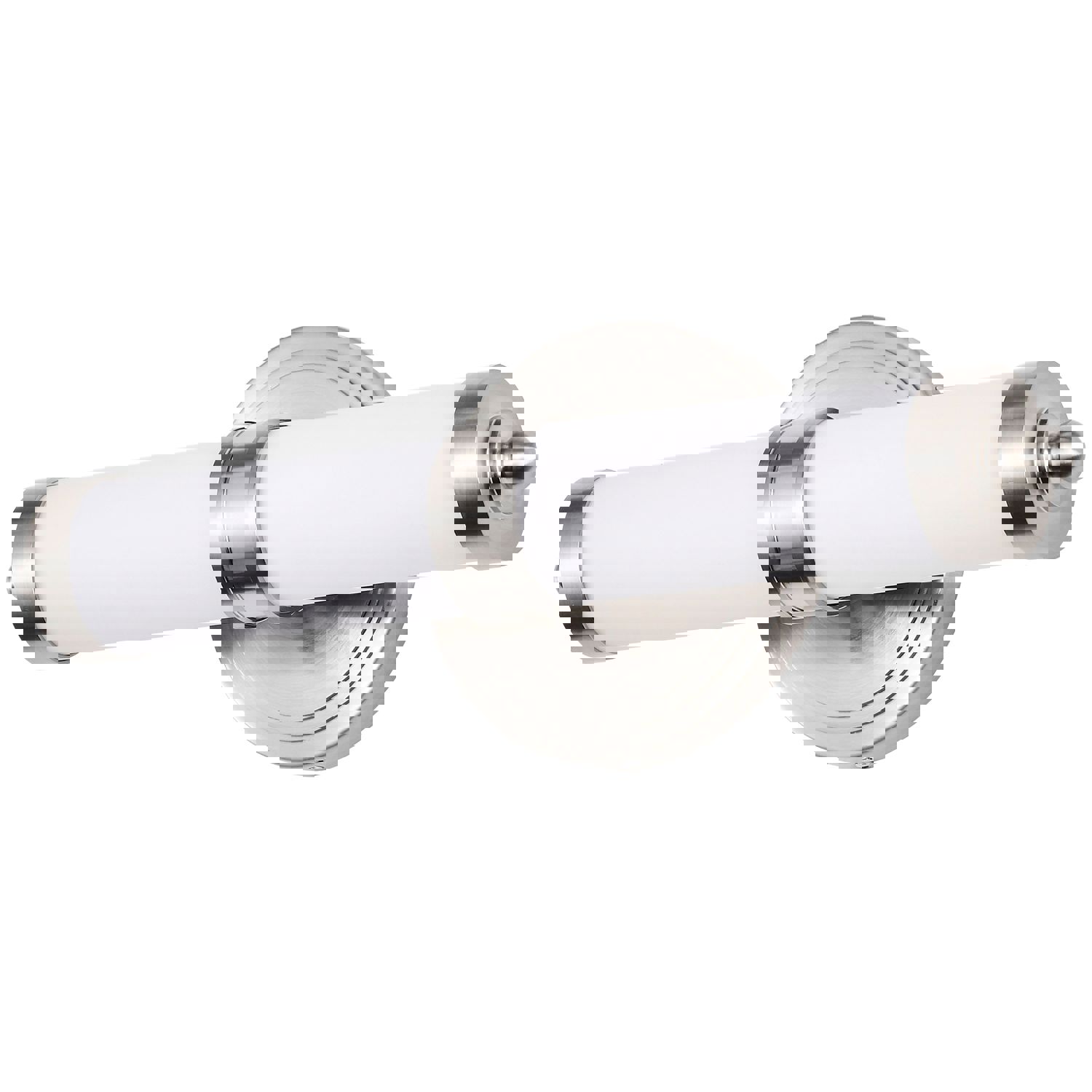 SATCO/NUVO Kagen Small Vanity LED Light with Brushed Nickel Finish and White Acrylic Lens