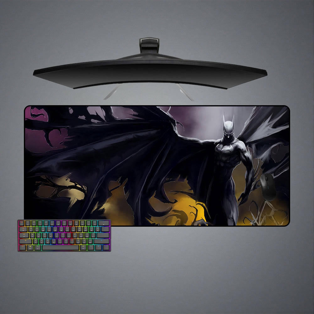 Batman Wings Design Gaming Mouse Pad - M-XXL Size for Computer Desk