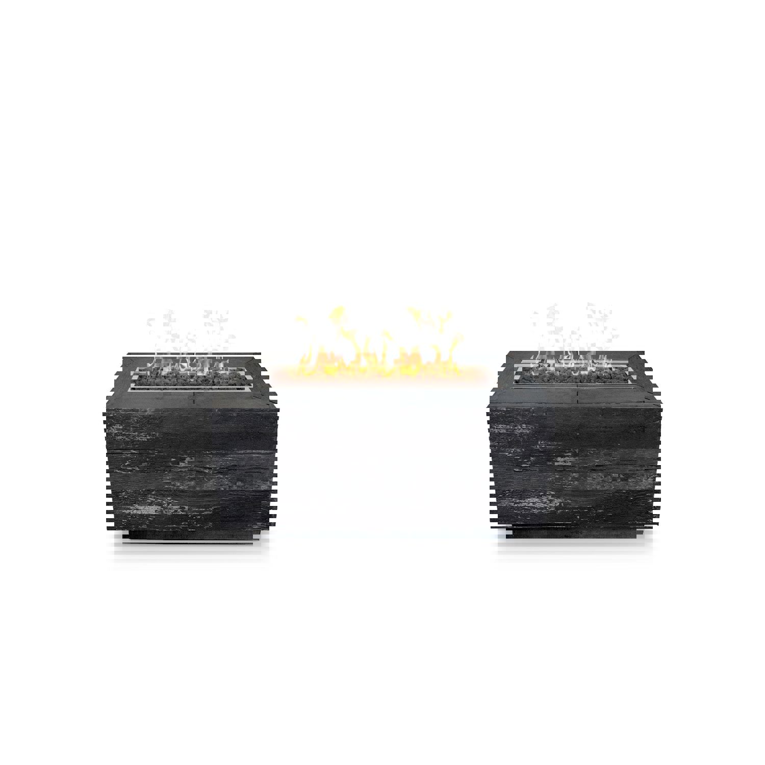 The Outdoor Plus 48 Catalina Wood Grain Concrete Gas Fire Pit