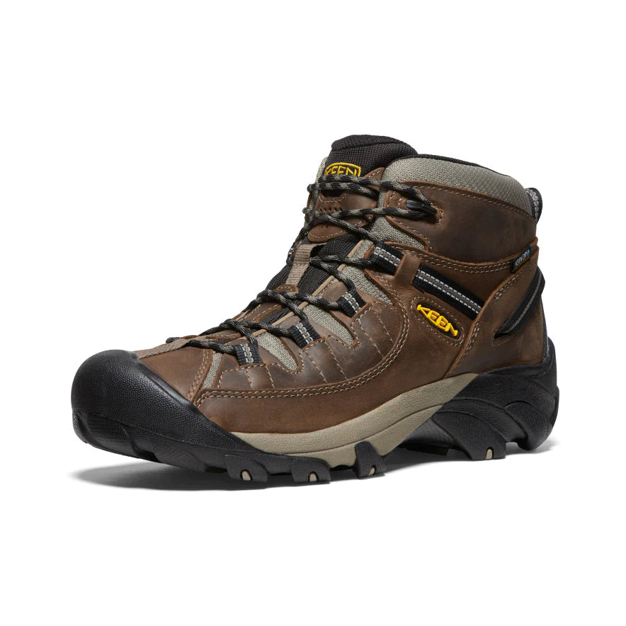 Men's Keen Targhee II Mid Waterproof Hiking Boots - Shitake/Brindle
