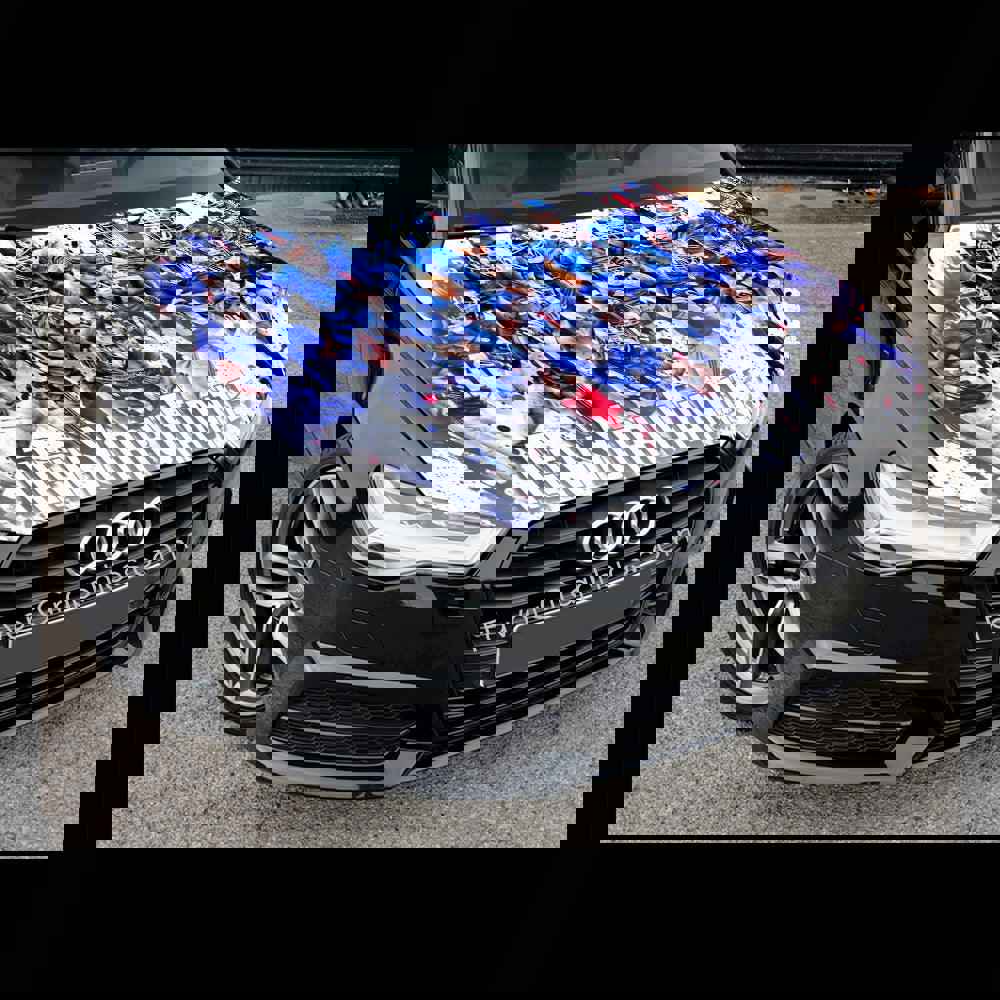 New York Giants Itasha Car Vinyl Hood Wrap Decal Sticker