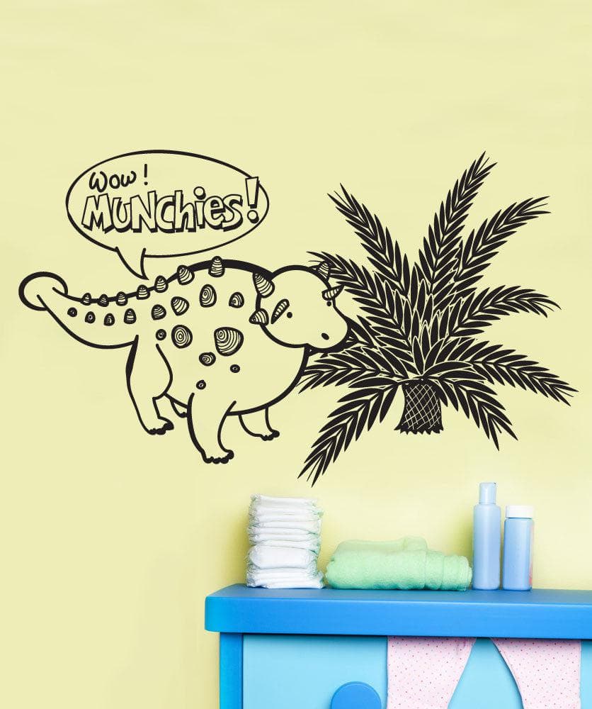 Vinyl Wall Decal Sticker Dinosaur Munchies #OS_DC688