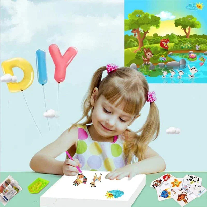 DIY Children's FreeStick Cartoon Diamond Painting Kit