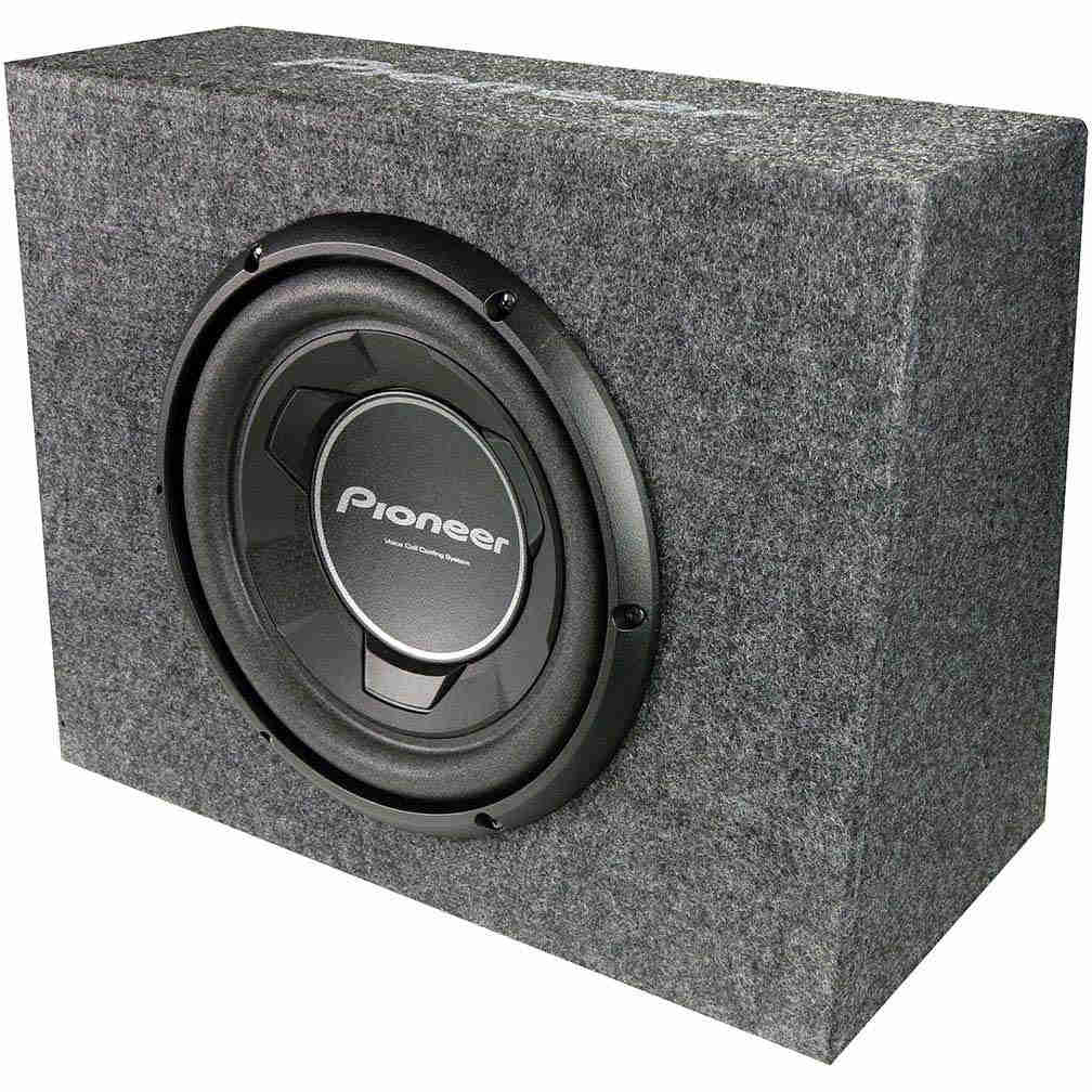 Pioneer TSWX126B 12" Single Passive Loaded Compact Sub Enclosure with Built-in Amplifier