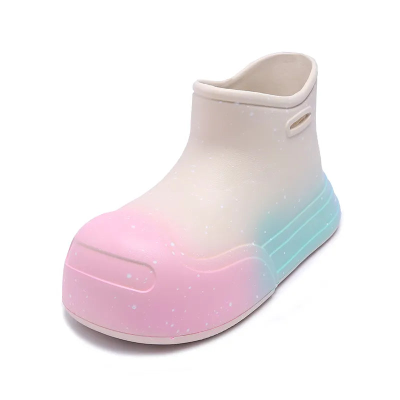 Kawaii Rain Boots for Women and Children - Waterproof Rubber Shoes for Garden and Outdoor Use