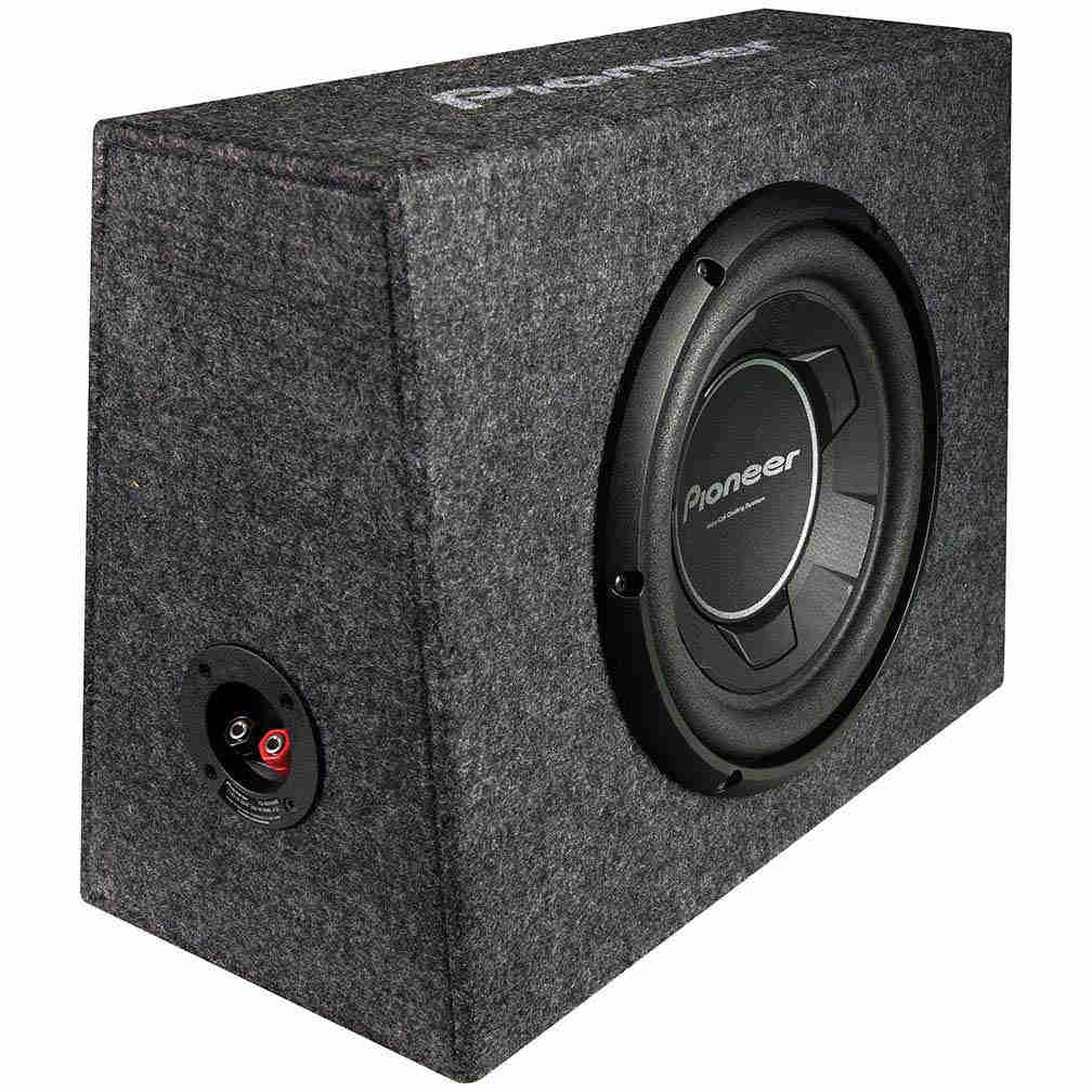 Pioneer TSWX126B 12" Single Passive Loaded Compact Sub Enclosure with Built-in Amplifier