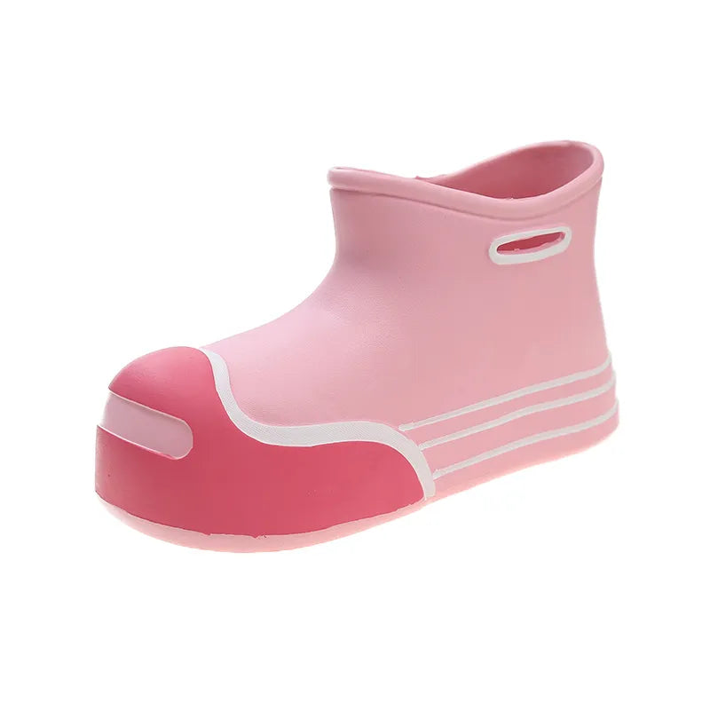 Kawaii Rain Boots for Women and Children - Waterproof Rubber Shoes for Garden and Outdoor Use