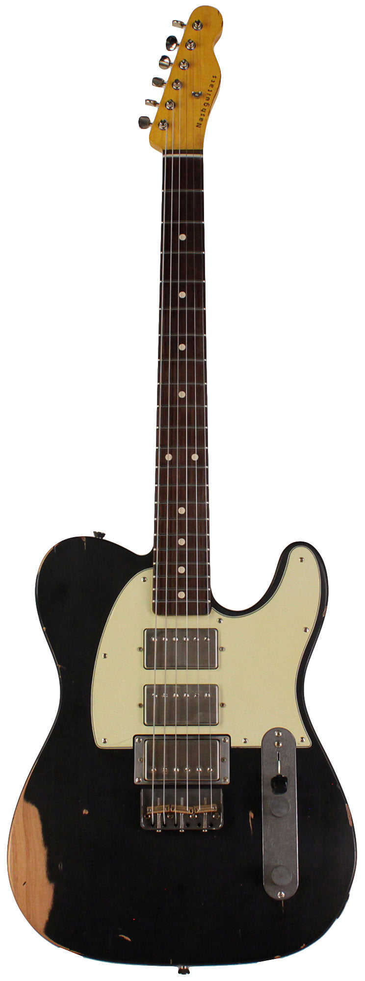 Nash T-3HB Guitar with Lollar Imperials, Black, Medium Aging