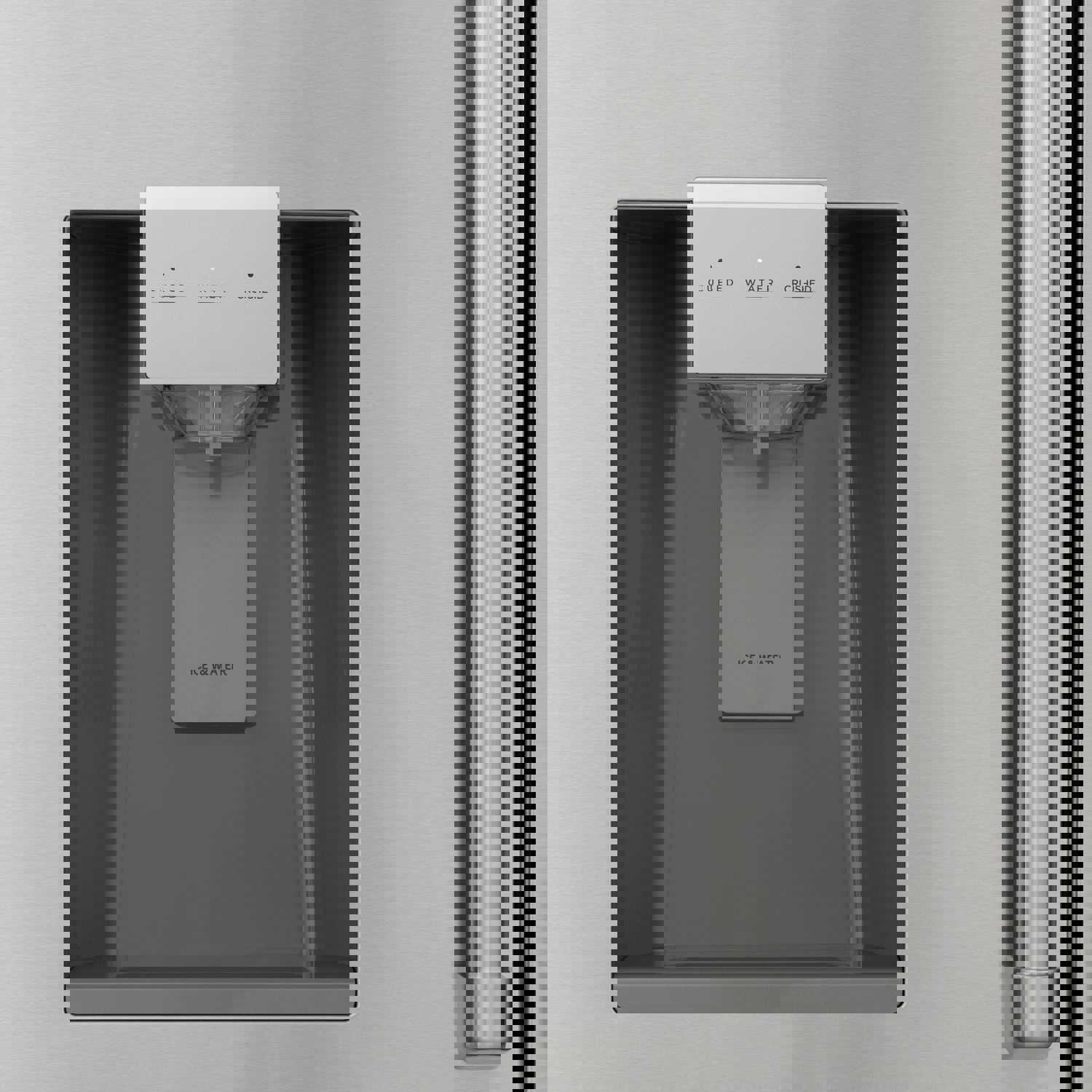 ZLINE 36 In. French Door Refrigerator with Water Dispenser and Ice Maker in Fingerprint Resistant Stainless Steel