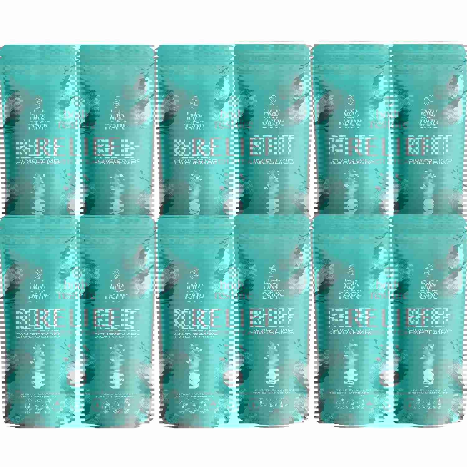 Buy 3 Get 3 Free Shower Steamers Bundle - Eucalyptus & Mint