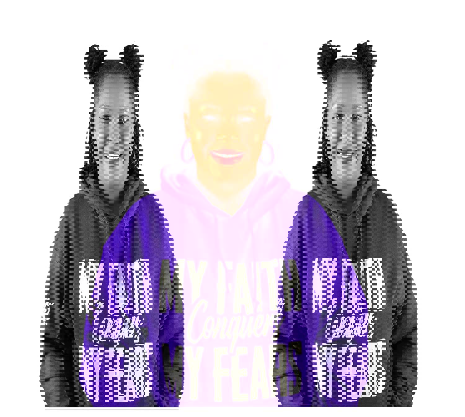 My Faith Conquers My Fears - Adult Hoodie