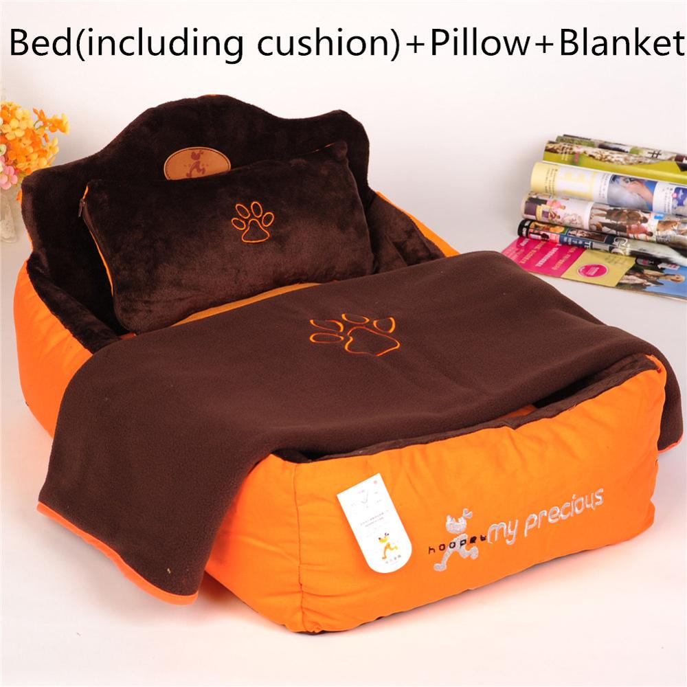 Golden Retriever Bichon Cat Litter Pet Supplies - Orange Cloth Pet Nest