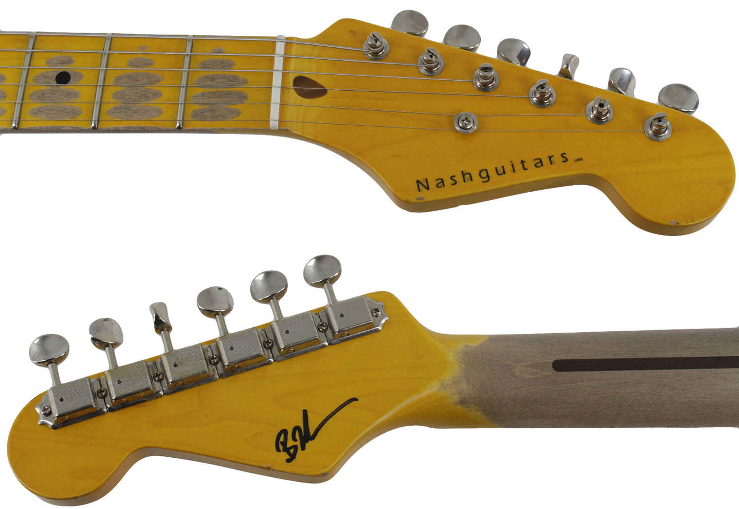 Nash S-57 Guitar, Black, Hard Tail, Medium Aging - Vintage Strat Model