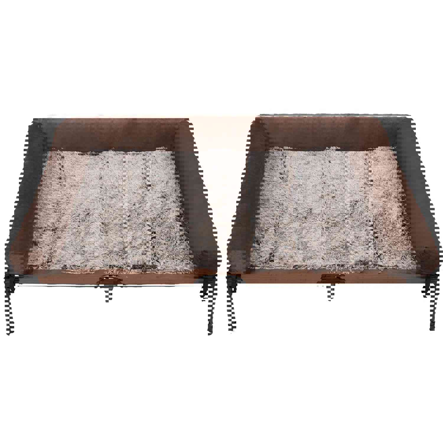 Extra Large Cooling Elevated Dog Bed with Bolster - Raised Pet Cot Lounger for Indoor & Outdoor Use