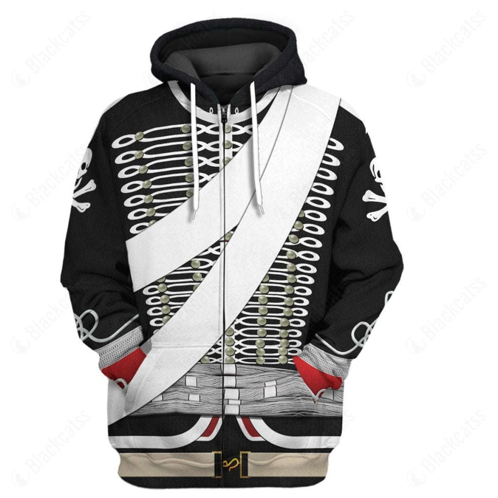 Historical French Revolutionary Army The Hussards de la Mort or Death Hussars French Light Cavalry Custom Apparel