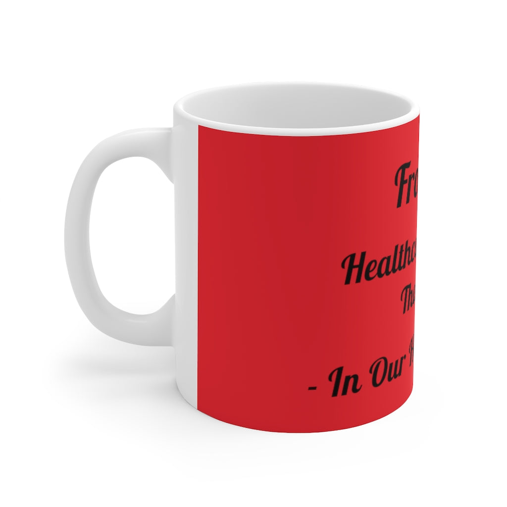 Frontline Healthcare Workers Red Ceramic Mug 11oz