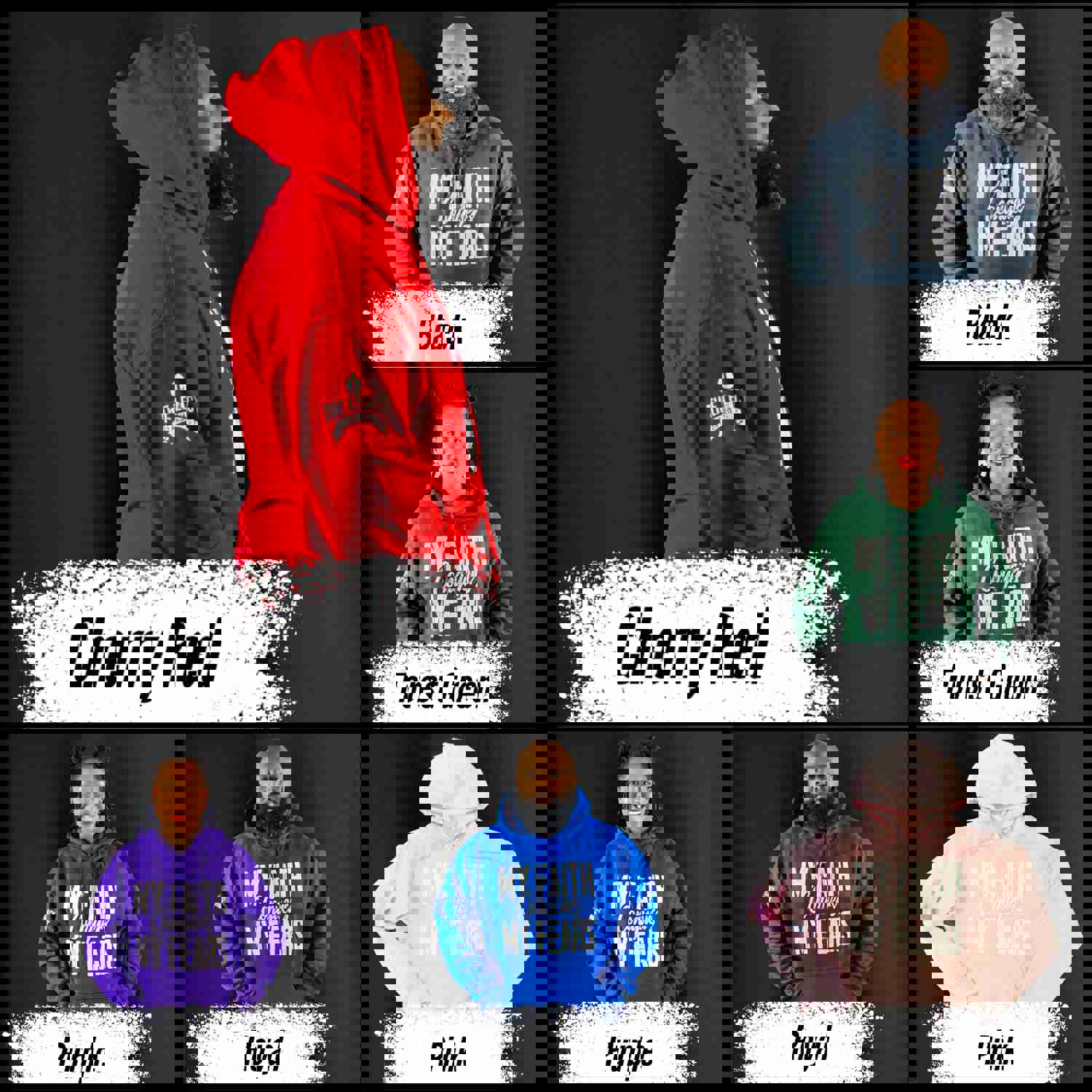 My Faith Conquers My Fears - Adult Hoodie