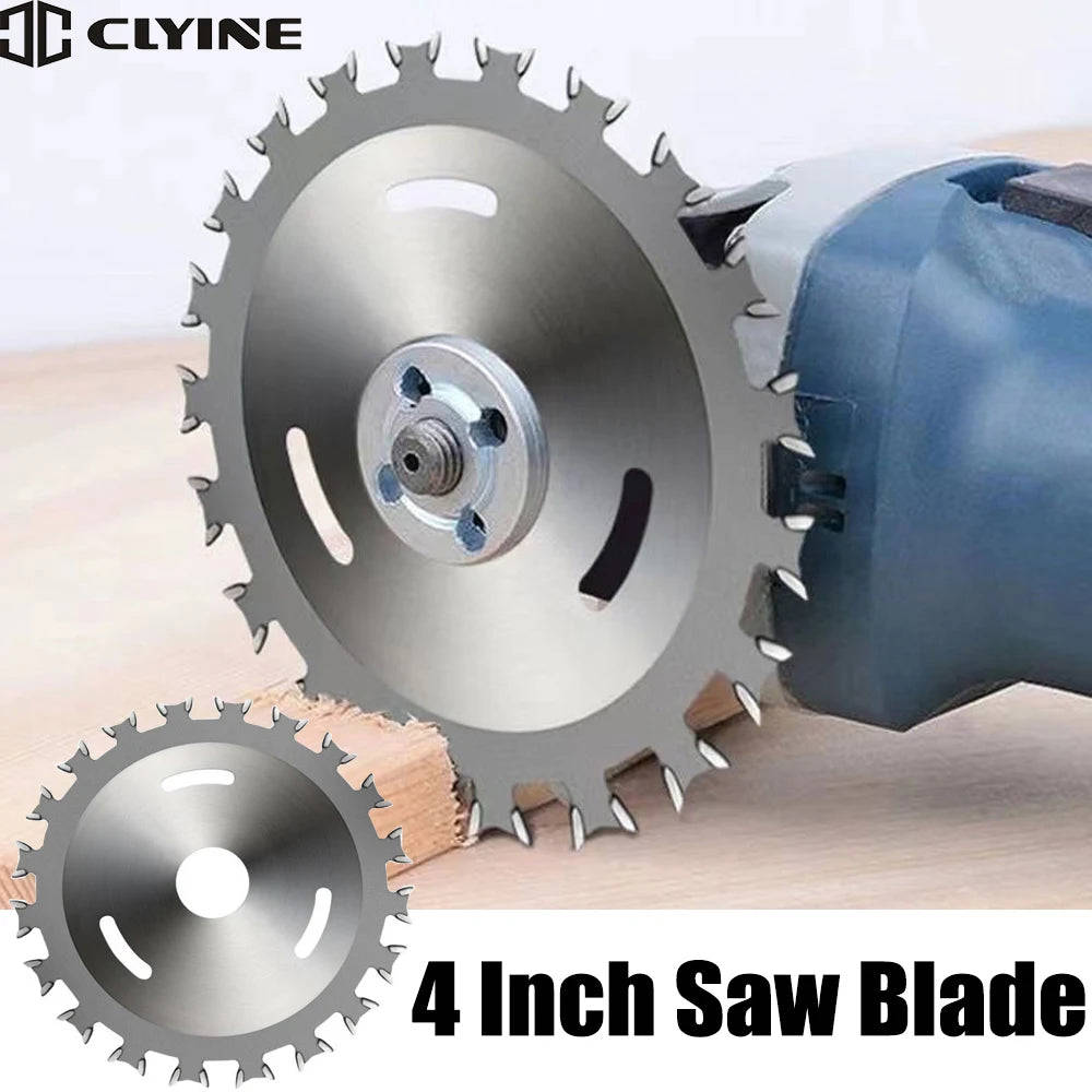 4-Inch Alloy Circular Saw Blade for Wood Cutting, Multi-Tool Angle Grinder Disc