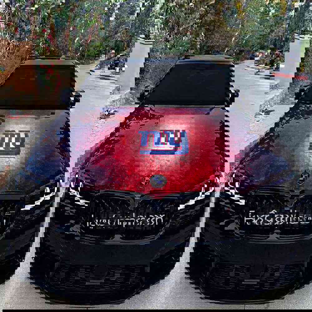 New York Giants Itasha Car Vinyl Hood Wrap Decal Sticker