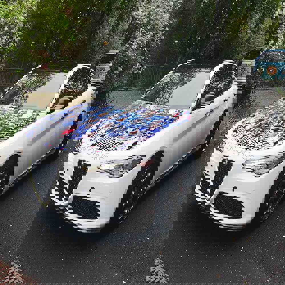 New York Giants Itasha Car Vinyl Hood Wrap Decal Sticker