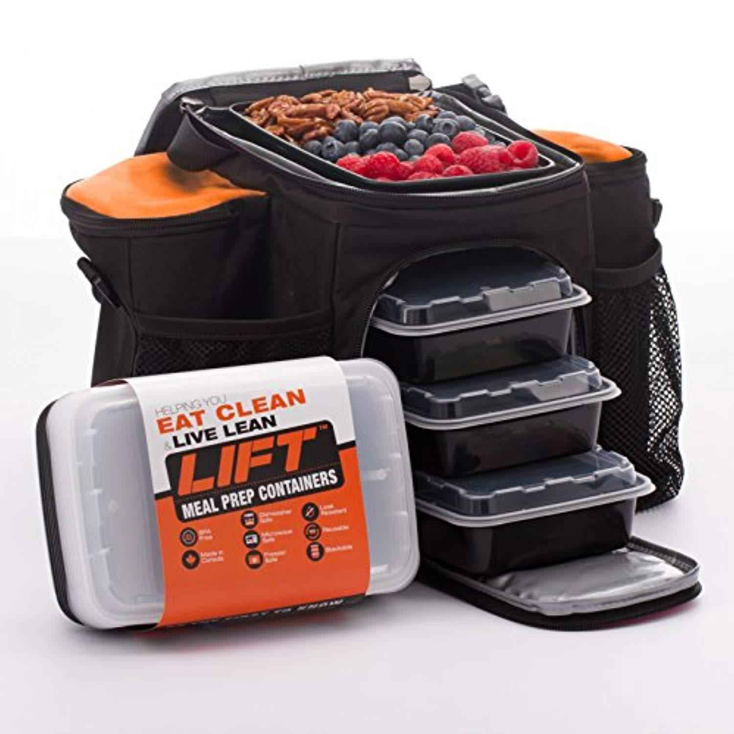 BPA-Free Meal Prep Containers - 14 Pack Reusable Food Storage with Lids